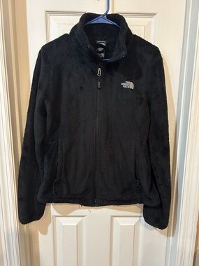 The North Face Black Plush Full-Zip Fleece Jacket